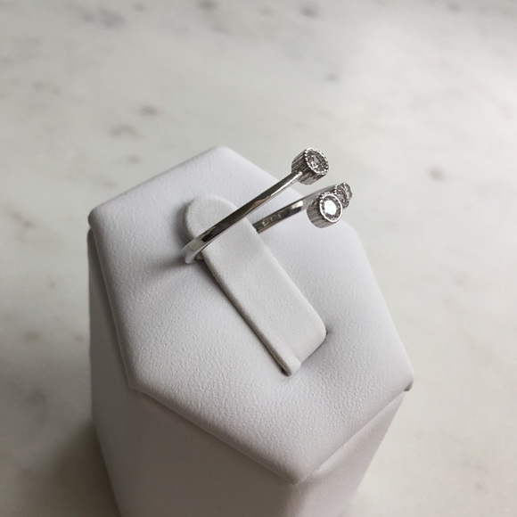 Sale $12! Sterling Silver Adjustable Cz Ring - Picture 13 of 16